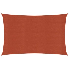 HDPE terracotta shade sail 160 g/m² 2.5x5 m by , Umbrellas - Ref: Foro24-311346, Price: 31,56 €, Discount: %