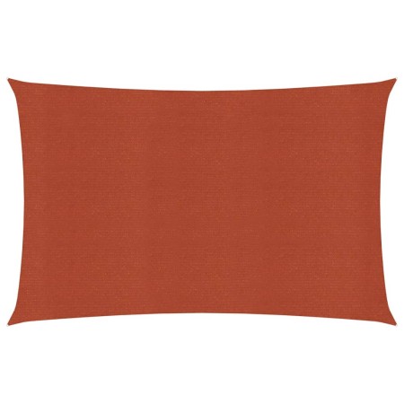 Toldo de vela HDPE terracota 160 g/m² 2,5x5 m