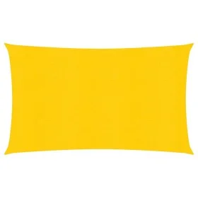 HDPE yellow sail shade 160 g/m² 2.5x5 m by , Umbrellas - Ref: Foro24-311566, Price: 35,74 €, Discount: %