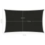 Toldo de vela HDPE negro 160 g/m² 2,5x5 m de , Sombrillas - Ref: Foro24-311731, Precio: 36,92 €, Descuento: %