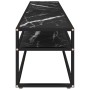 TV-Möbel gehärtetes Glas schwarzer Marmor Farbe 180x40x40,5 cm von , TV-Möbel - Ref: Foro24-331725, Preis: 123,12 €, Rabatt: %