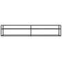 TV-Möbel aus schwarzem Marmor in den Maßen 220x40x40,5 cm mit gehärtetem Glas. von , TV-Möbel - Ref: Foro24-331733, Preis: 12...