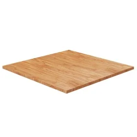 Quadratische Tischplatte hellbraunes Eichenholz 80x80x2,5 cm von , Tischplatten - Ref: Foro24-343032, Preis: 124,17 €, Rabatt: %