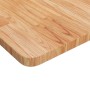 Square oak wood table top, light brown, 80x80x2.5 cm by , Table tops - Ref: Foro24-343032, Price: 126,53 €, Discount: %