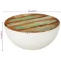 Couchtisch in Form einer Schale aus recyceltem Holz Ø50x24 cm von , Couchtisch - Ref: Foro24-352020, Preis: 83,19 €, Rabatt: %