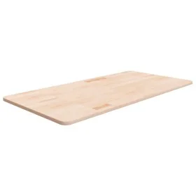 Badezimmerarbeitsplatte aus massivem, unbehandeltem Holz 100x50x1,5 cm von , Arbeitsplatten - Ref: Foro24-342925, Preis: 57,3...