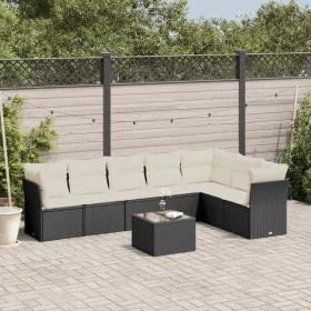 8-piece garden sofa set with black synthetic rattan cushions by , Garden sets - Ref: Foro24-3249585, Price: 475,36 €, Discoun...
