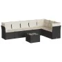 8-piece garden sofa set with black synthetic rattan cushions by , Garden sets - Ref: Foro24-3249585, Price: 475,36 €, Discoun...