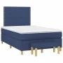 Cama box spring con colchón tela azul 120x190 cm de , Camas y somieres - Ref: Foro24-3270403, Precio: 419,20 €, Descuento: %