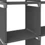 Shelving with 9 gray fabric cubes 103x30x107.5 cm by vidaXL, Bookcases and shelves - Ref: Foro24-322612, Price: 30,83 €, Disc...