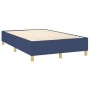 Boxspringbett mit blauem Stoffbezug und Matratze, 120x190 cm. von , Betten und Lattenroste - Ref: Foro24-3269964, Preis: 391,...