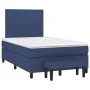 Box spring bed with blue fabric mattress 120x190 cm by , Beds and slatted bases - Ref: Foro24-3270347, Price: 420,17 €, Disco...