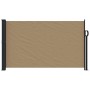 Retractable side awning in taupe gray, 120x500 cm. by , Umbrellas - Ref: Foro24-4004409, Price: 102,27 €, Discount: %
