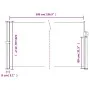 Seitlicher ausziehbarer Markisenstoff in Taupe-Grau 120x500 cm. von , Sonnenschirme - Ref: Foro24-4004409, Preis: 94,44 €, Ra...