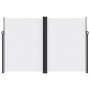 Retractable white side awning 220x600 cm by , Umbrellas - Ref: Foro24-4004676, Price: 160,25 €, Discount: %