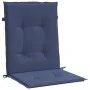 Cushions for chairs with low backrest 6 units navy blue fabric by , Cushions for chairs and sofas - Ref: Foro24-378682, Price...