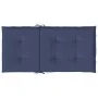 Cushions for chairs with low backrest 6 units navy blue fabric by , Cushions for chairs and sofas - Ref: Foro24-378682, Price...