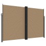 Retractable side awning in taupe gray, 220x1000 cm. by , Umbrellas - Ref: Foro24-4004784, Price: 182,56 €, Discount: %