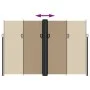 Retractable side awning in taupe gray, 220x1000 cm. by , Umbrellas - Ref: Foro24-4004784, Price: 178,62 €, Discount: %