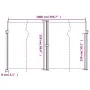 Retractable side awning in taupe gray, 220x1000 cm. by , Umbrellas - Ref: Foro24-4004784, Price: 178,62 €, Discount: %