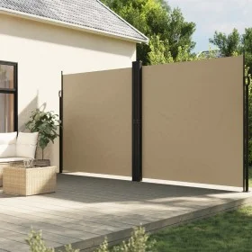 Toldo lateral retráctil beige 200x1000 cm de , Sombrillas - Ref: Foro24-4004765, Precio: 170,56 €, Descuento: %