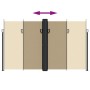 Toldo lateral retráctil beige 200x1000 cm de , Sombrillas - Ref: Foro24-4004765, Precio: 173,53 €