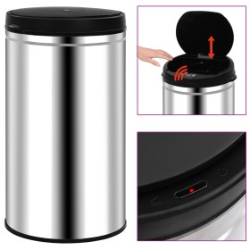 Mülleimer mit automatischem Sensor 60 L Edelstahl von vidaXL, Mülltonnen und Mülltonnen - Ref: Foro24-322695, Preis: 145,84 €...