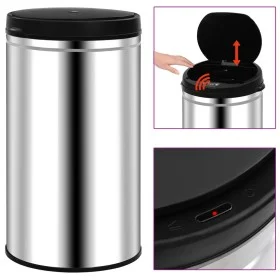 Trash can with automatic sensor 60 L stainless steel by vidaXL, Garbage cans and trash cans - Ref: Foro24-322695, Price: 125,...