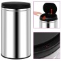 Trash can with automatic sensor 60 L stainless steel by vidaXL, Garbage cans and trash cans - Ref: Foro24-322695, Price: 145,...