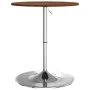 Tall solid oak wood high table dark brown Ø60x89.5 cm by , Kitchen and dining tables - Ref: Foro24-3270628, Price: 94,34 €, D...