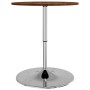 Tall solid oak wood high table dark brown Ø60x89.5 cm by , Kitchen and dining tables - Ref: Foro24-3270628, Price: 95,37 €, D...