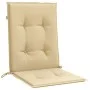 Cojines silla respaldo bajo 2 ud tela beige melange 100x50x4 cm de , Cojines para sillas y sofás - Ref: Foro24-4002454, Preci...