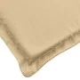 Low back chair cushions 2 units beige melange fabric 100x50x4 cm by , Cushions for chairs and sofas - Ref: Foro24-4002454, Pr...