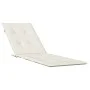 Cushion for sun lounger in cream melange fabric (75+105)x50x3 cm by , Cushions for chairs and sofas - Ref: Foro24-4002489, Pr...