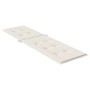 Kissen für Liegestuhl, cremefarbener Melange-Stoff (75+105)x50x3 cm von , Kissen für Stühle und Sofas - Ref: Foro24-4002489, ...