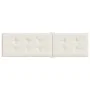 Kissen für Liegestuhl, cremefarbener Melange-Stoff (75+105)x50x3 cm von , Kissen für Stühle und Sofas - Ref: Foro24-4002489, ...