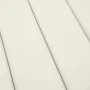 Cojín para tumbona tela crema melange 200x60x4 cm de , Cojines para sillas y sofás - Ref: Foro24-4002511, Precio: 51,58 €, De...