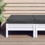 Cushion for pallet sofa in anthracite gray melange fabric 60x60x10 cm by , Cushions for chairs and sofas - Ref: Foro24-400266...