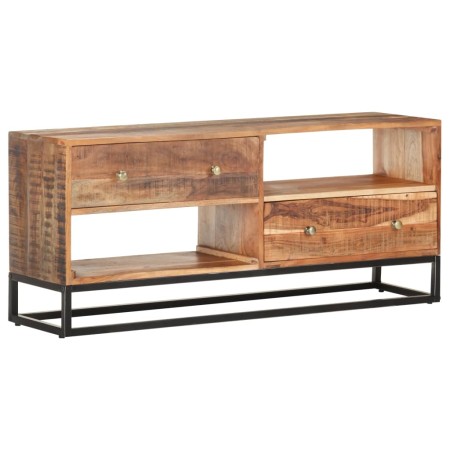 Massiver TV-Schrank aus rauem Akazienholz, 120 x 30 x 50 cm von vidaXL, TV-Möbel - Ref: Foro24-320914, Preis: 185,71 €, Rabat...