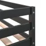 Bunk bed with solid pine wood curtains in blue, 90x190 cm. by , Beds and slatted bases - Ref: Foro24-3283884, Price: 212,92 €...