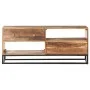 Mueble para TV de madera maciza de acacia rugosa 120x30x50 cm de vidaXL, Muebles TV - Ref: Foro24-320914, Precio: 183,00 €, D...