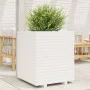 Massive Blumenkasten aus weißem Kiefernholz 60x60x72 cm von , Töpfe und Pflanzgefäße - Ref: Foro24-3282615, Preis: 218,74 €, ...