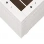 Massive Blumenkasten aus weißem Kiefernholz 60x60x72 cm von , Töpfe und Pflanzgefäße - Ref: Foro24-3282615, Preis: 218,74 €, ...