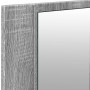Armario de baño con espejo y luz LED gris Sonoma 100x12x45 cm de , Tocadores de baño - Ref: Foro24-834960, Precio: 79,61 €, D...