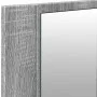 Badezimmerschrank mit Spiegel und LED-Licht in Grau Sonoma 100x12x45 cm von , Badezimmerwaschtische - Ref: Foro24-834960, Pre...