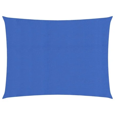 Rectangular blue HDPE sail shade 160 g/m² 4x5 m by , Umbrellas - Ref: Foro24-311518, Price: 45,27 €, Discount: %
