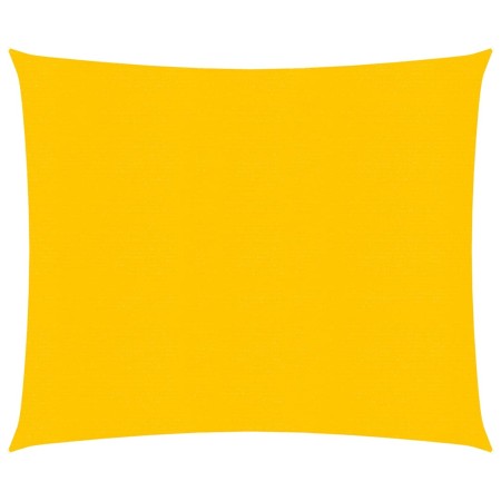 Square yellow HDPE sail shade 160 g/m² 5x5 m by , Umbrellas - Ref: Foro24-311553, Price: 52,79 €, Discount: %