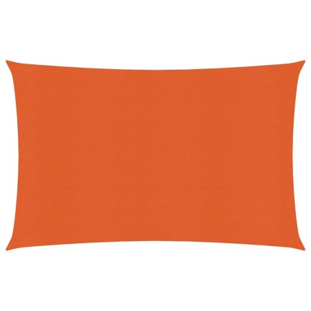 Rectangular HDPE orange shade sail 160 g/m² 4x5 m by , Umbrellas - Ref: Foro24-311683, Price: 46,52 €, Discount: %