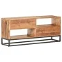 Mueble para TV de madera maciza de acacia rugosa 120x30x50 cm de vidaXL, Muebles TV - Ref: Foro24-320914, Precio: 183,00 €, D...