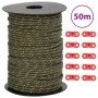 Cuerda de vientos con tiras reflectantes y tensores 50 m 3 mm by , Tent Accessories - Ref: Foro24-4008118, Price: 11,97 €, Di...